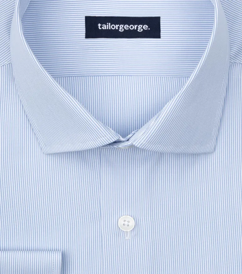 Chemise en popeline facile à repasser