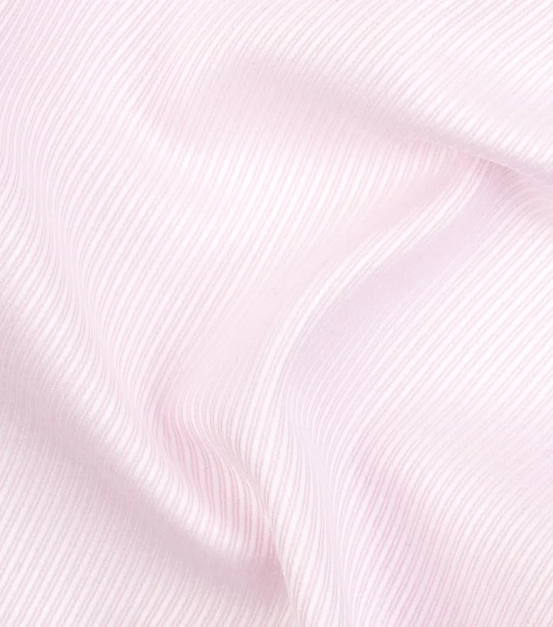 Chemise en twill rose uni
