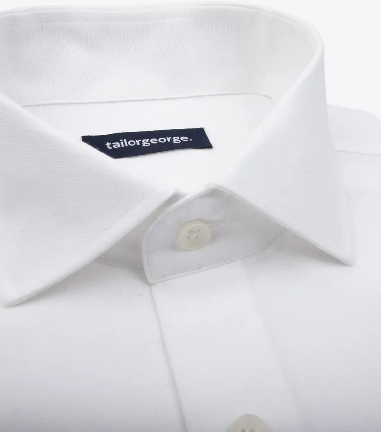 Chemise en Oxford uni blanc