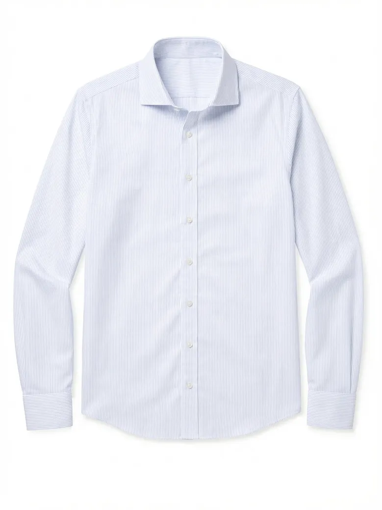 Chemise en popeline facile à repasser