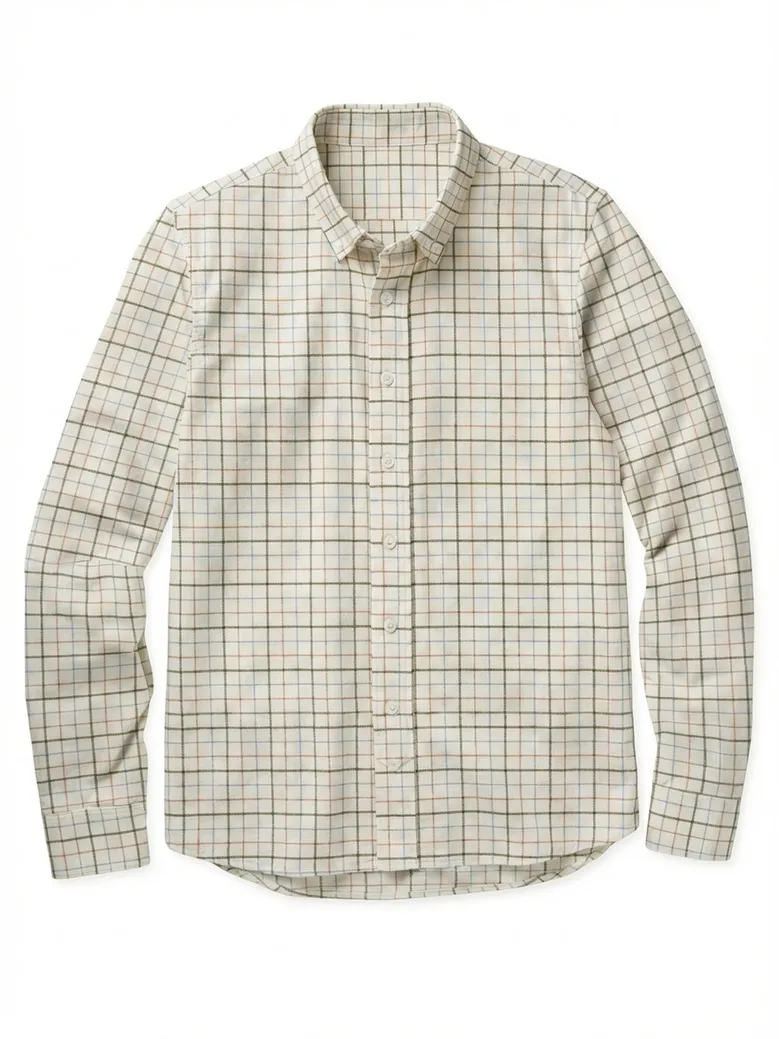 Chemise en flanelle légère et douce