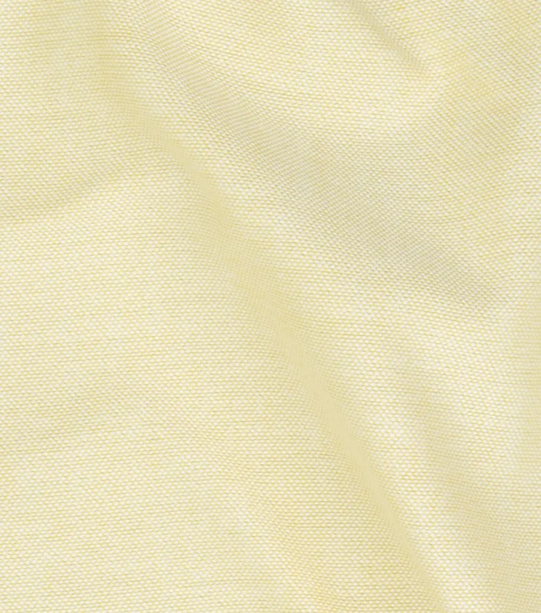 Chemise en Oxford uni Jaune