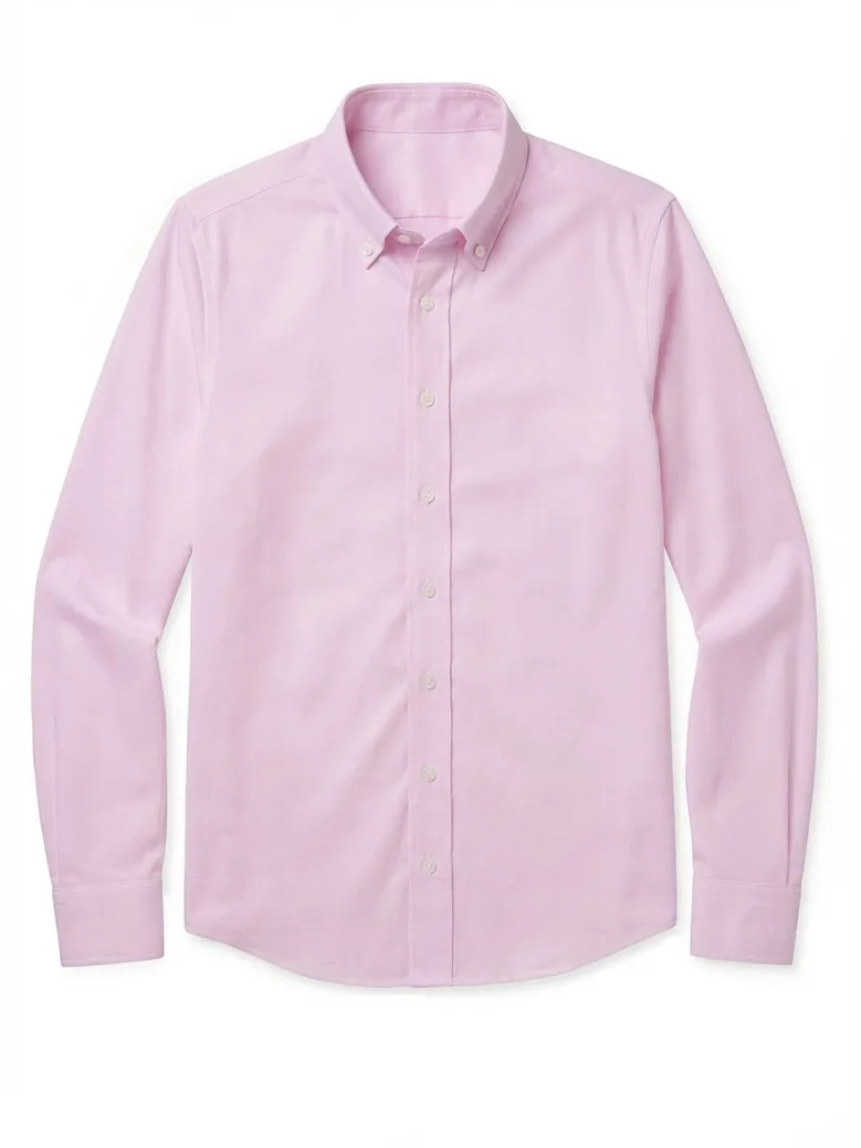 Chemise en Oxford uni rose