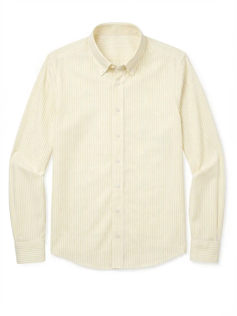 Chemise en Oxford à rayures Jaune