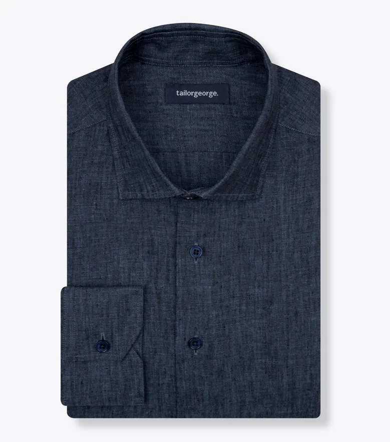 Chemise en lin épais