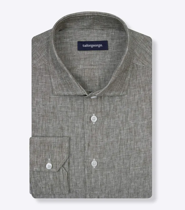 Chemise en lin épais