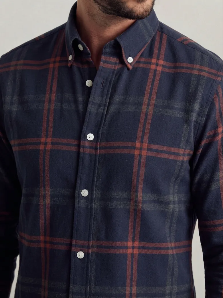 Chemise en flanelle légère et douce