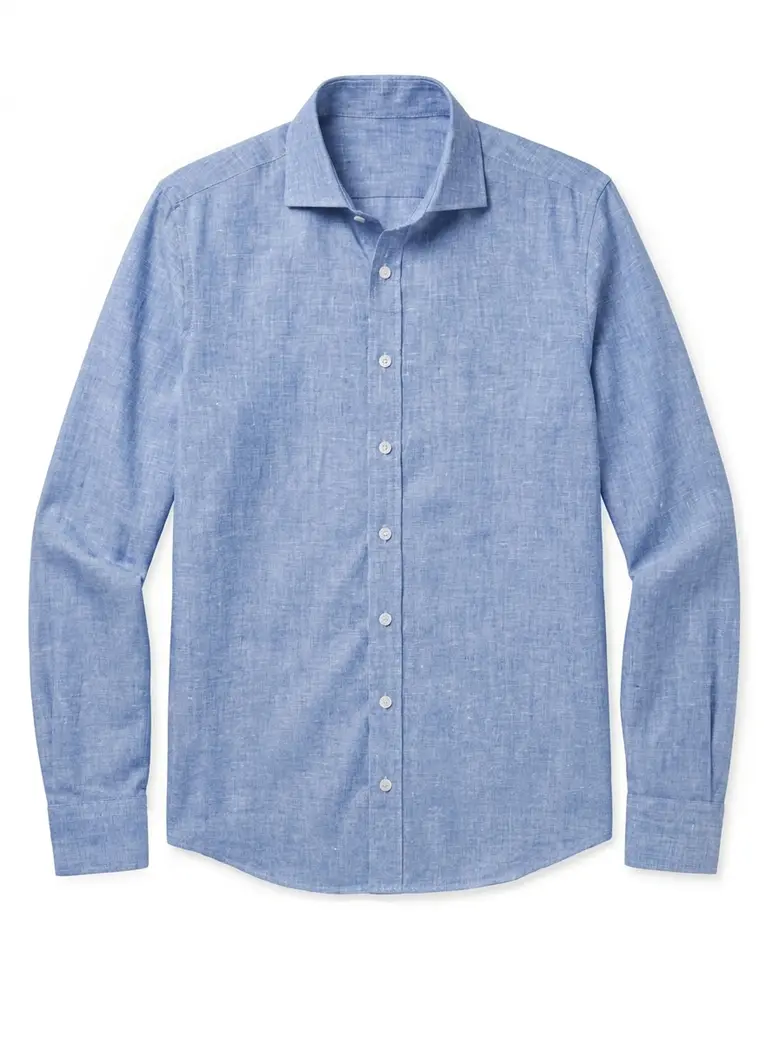 Chemise en lin épais