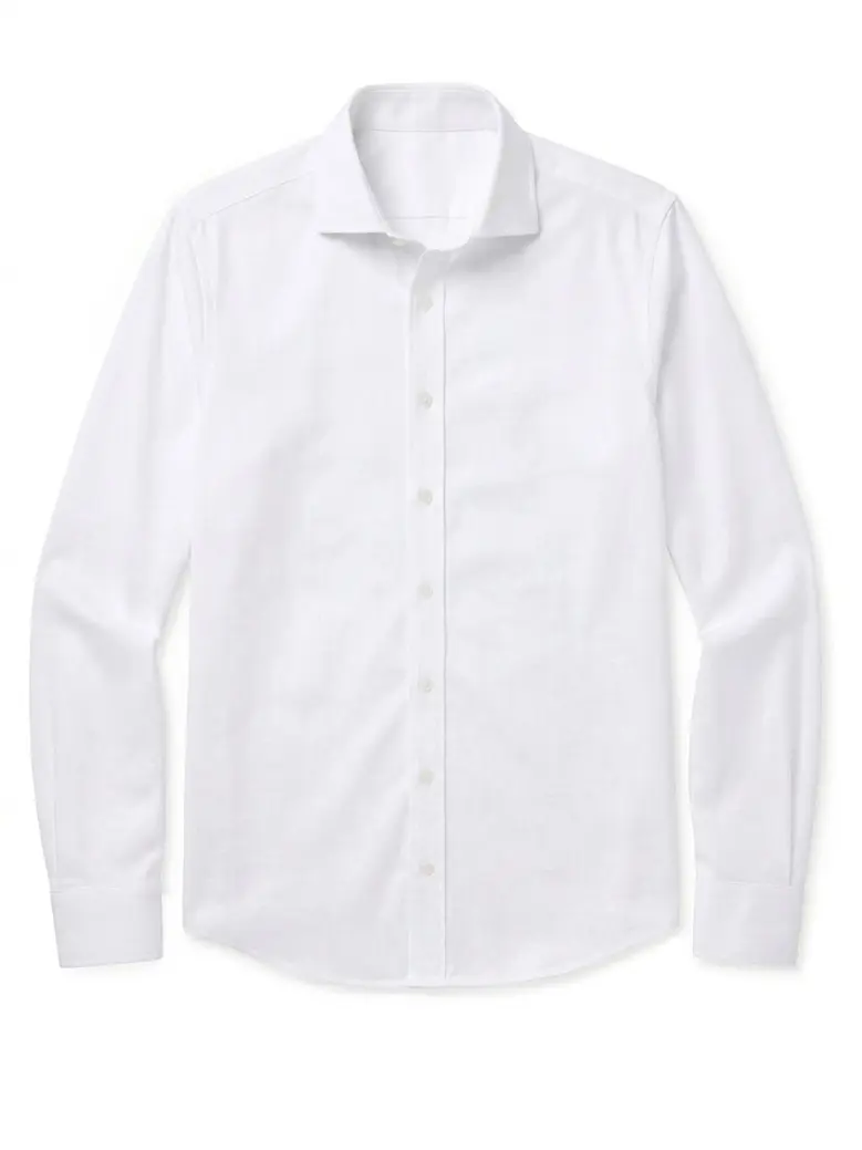 Chemise en Lin uni blanc
