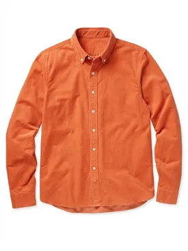 Chemise en velours côtelé épais