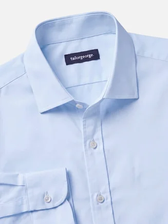 Chemise en popeline facile à repasser