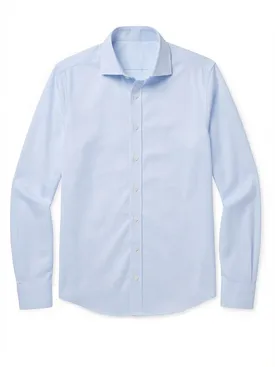 Chemise en popeline facile à repasser