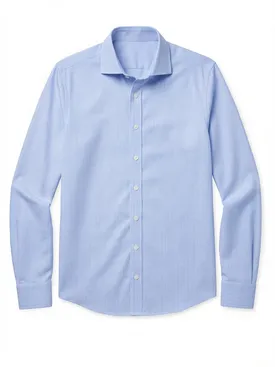 Chemise en popeline facile à repasser
