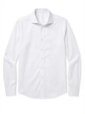Chemise en popeline facile à repasser