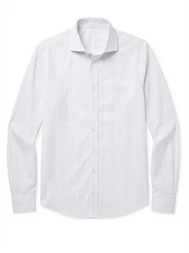 Chemise en popeline facile à repasser