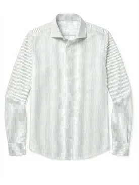 Chemise en popeline facile à repasser
