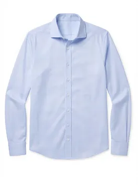 Chemise en twill infroissable