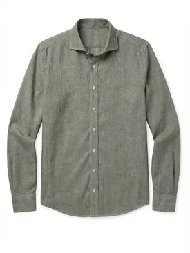 Chemise en lin épais et résistant