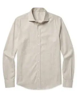 Chemise en lin épais et résistant